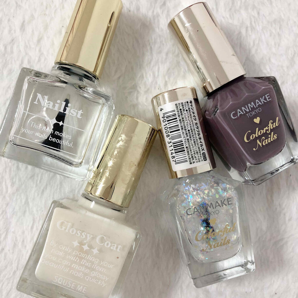 グロッシーコート/スキューズミー/オールインワンネイルを使ったクチコミ（2枚目）