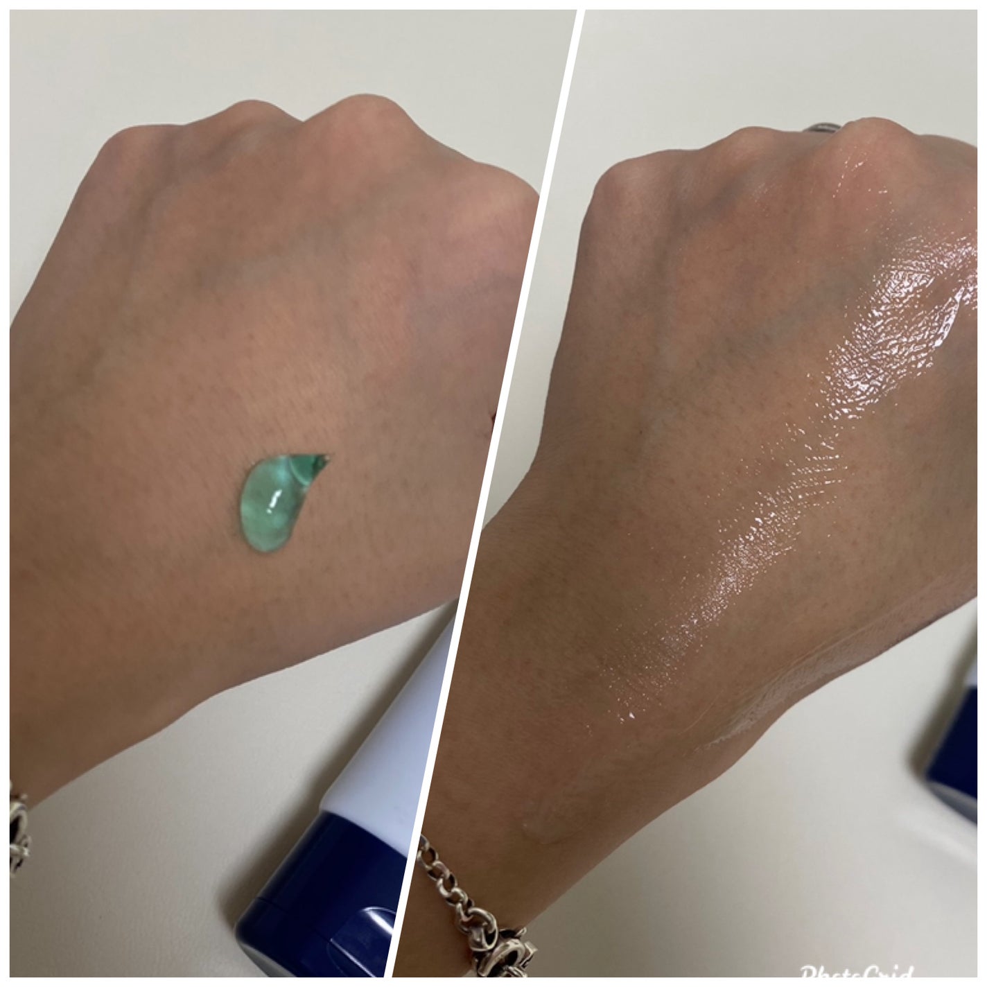 メサブルーリフレッシングブルージェル/MESAblue/フェイスクリームを使ったクチコミ(3枚目)