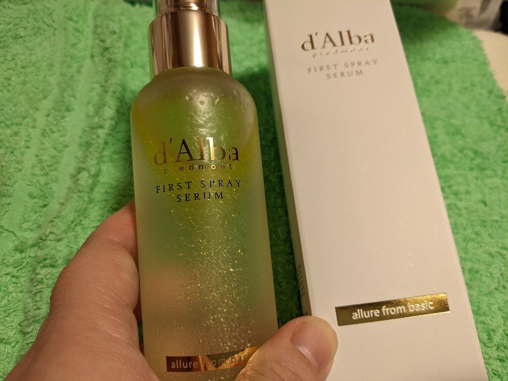 ダルバ ホワイトトリュフファーストスプレーセラム/ダルバ/ミスト状化粧水を使ったクチコミ(1枚目)