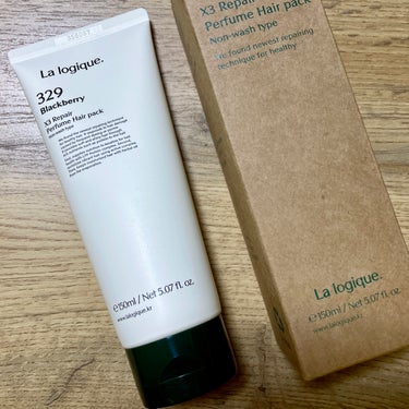 Lalogique X3 リペア パフューム ヘアパック のクチコミ「Lalogique
X3 リペア パフューム ヘアパック

超ダメージヘアに最適なヘアパック💚.....」（2枚目）