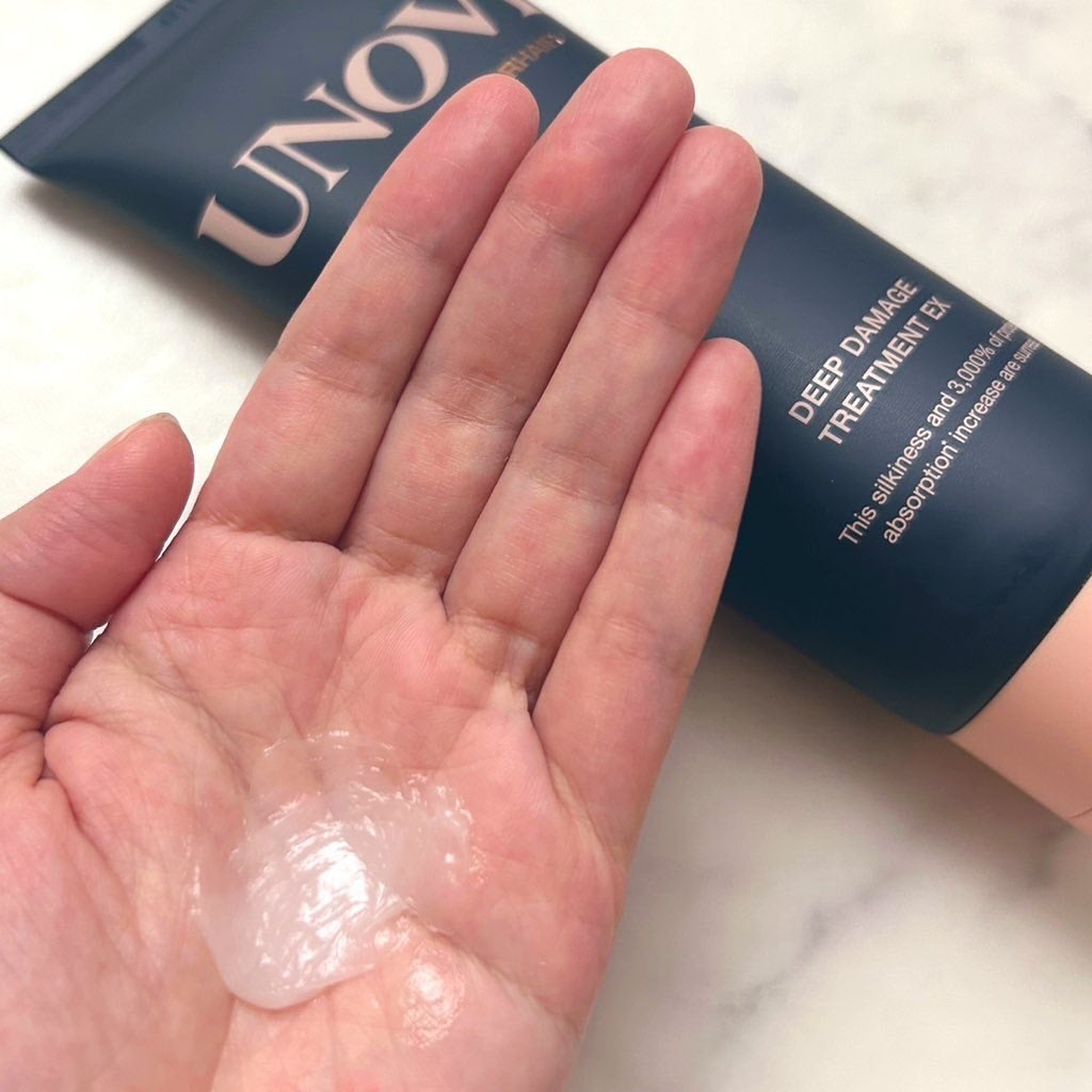 ディープダメージトリートメントEX/UNOVE/洗い流すヘアトリートメントを使ったクチコミ(3枚目)