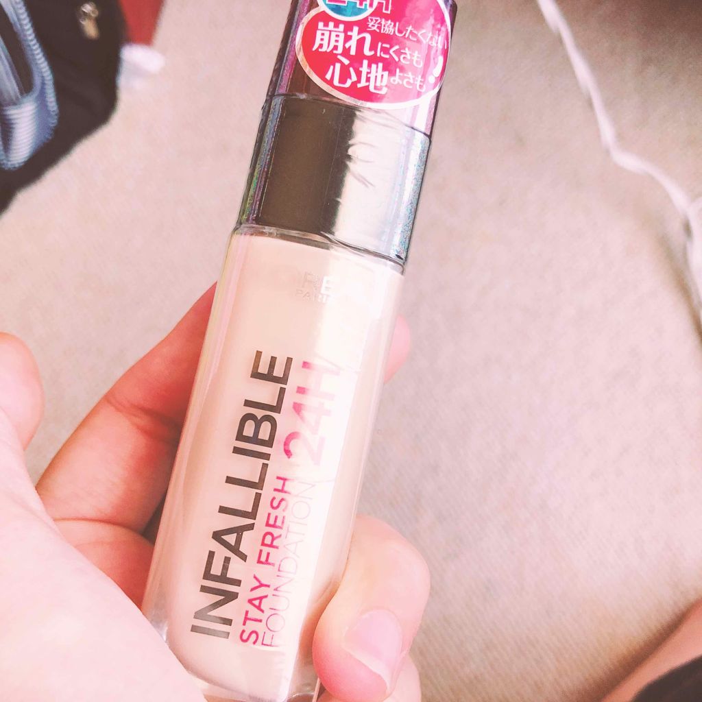 インファリブル ステイフレッシュファンデーション/ロレアル パリ/リキッドファンデーションを使ったクチコミ（2枚目）