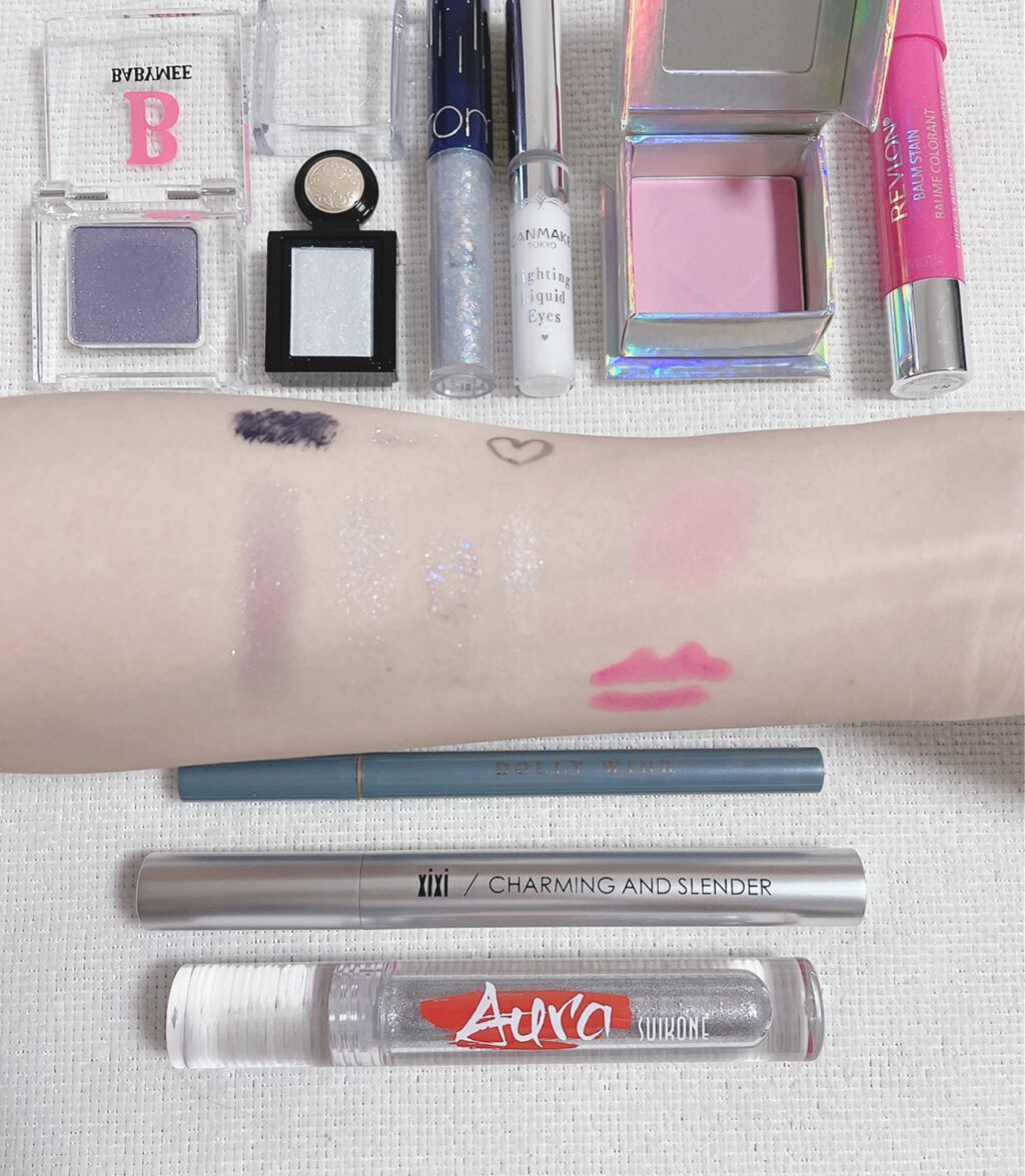 リキッド グリッター シャドウ/rom&nd/グリッターを使ったクチコミ（2枚目）