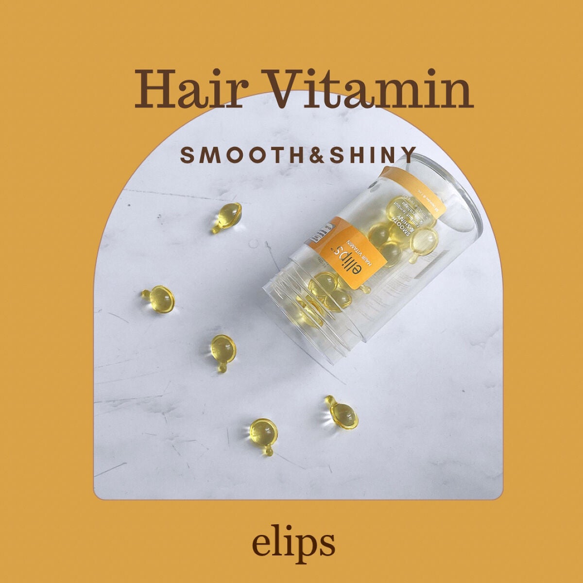 ヘアーオイル【スムース&シャイニー】/ellips/ヘアオイルを使ったクチコミ(1枚目)