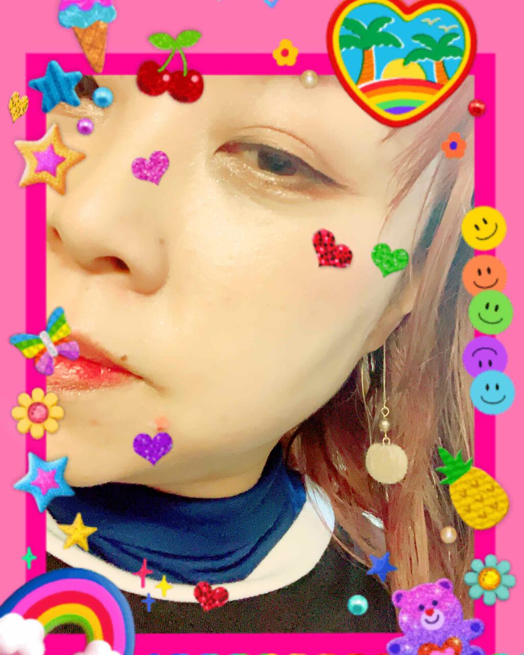 ビビッド オイルティント 5/innisfree/リップグロスを使ったクチコミ（2枚目）