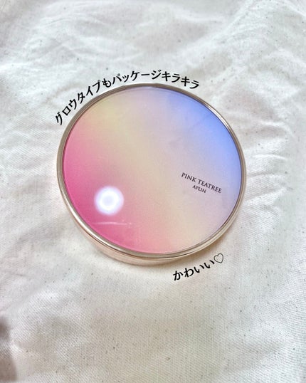 ピンクティーツリーカバーアップグロウクッション/APLIN/クッションファンデーションを使ったクチコミ(3枚目)