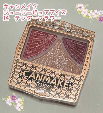 ジューシーピュアアイズ/キャンメイク/アイシャドウパレットを使ったクチコミ(1枚目)