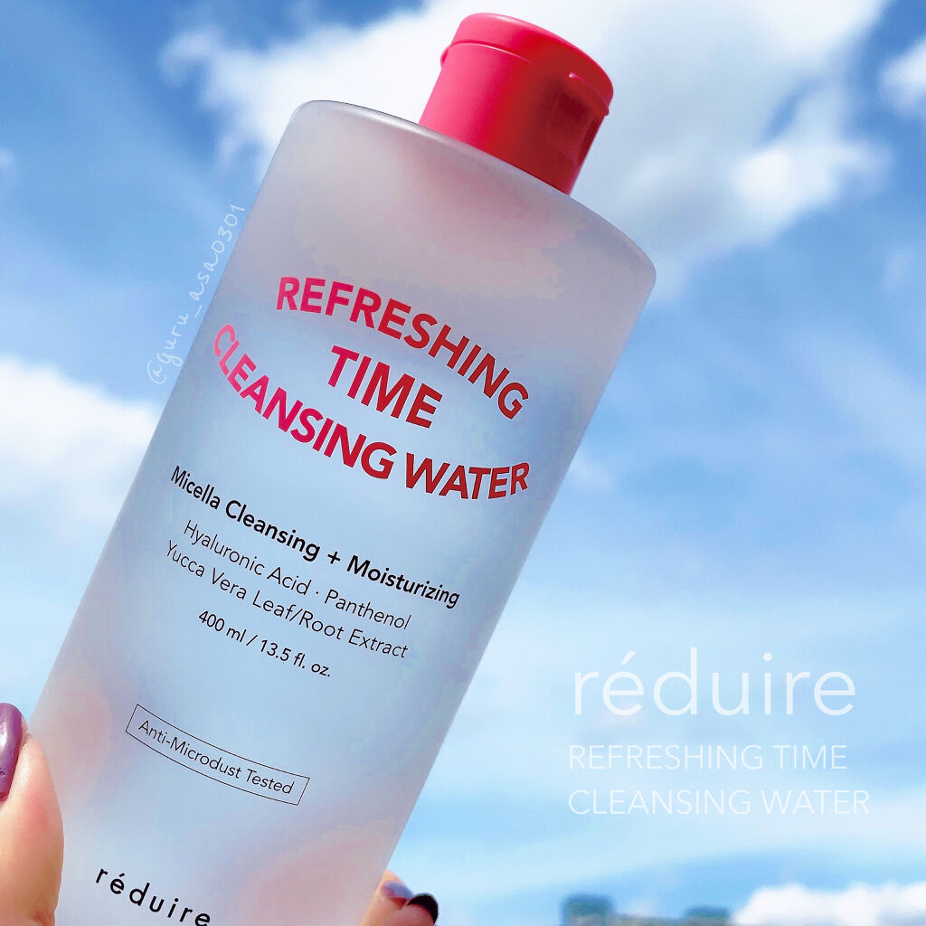 リフレッシングタイムクレンジングウォーター/reduire /クレンジングウォーターを使ったクチコミ（1枚目）