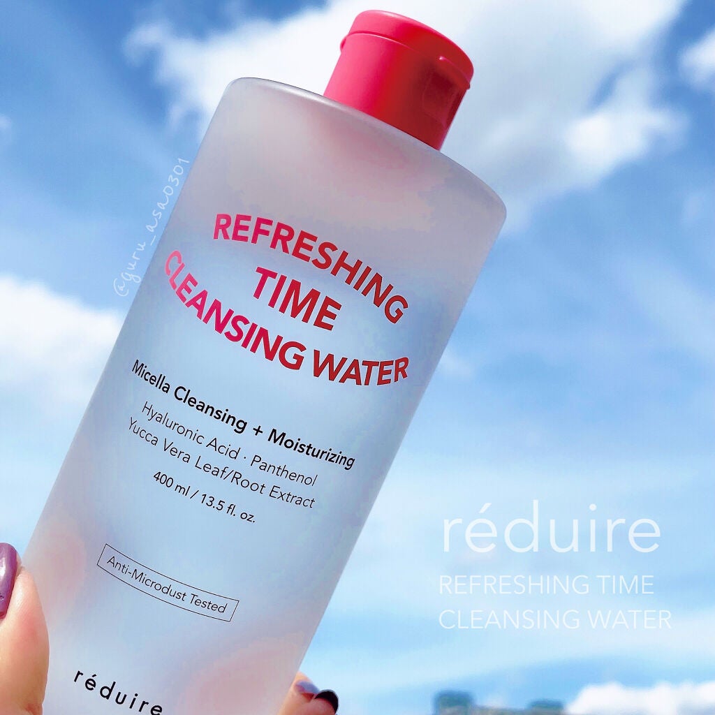 リフレッシングタイムクレンジングウォーター/reduire /クレンジングウォーターを使ったクチコミ(1枚目)