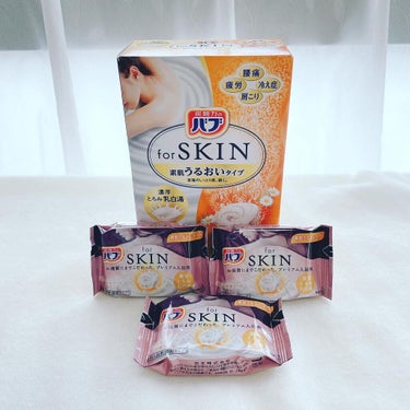 バブ バブfor SKINのクチコミ「バブ for skin 素肌うるおいプラス　
ホワイトカモミールの香り

朝晩肌寒い季節になる.....」（1枚目）