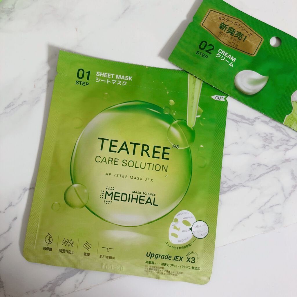 ティーツリー ケアソリューション AP 2ステップマスク JEX/MEDIHEAL/シートマスク・パックを使ったクチコミ(3枚目)