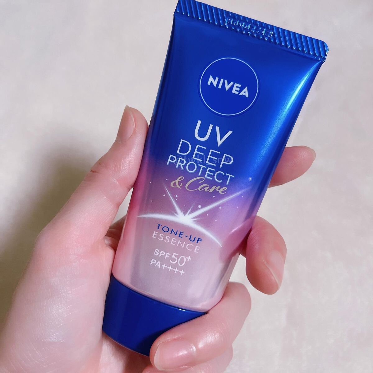 ニベアUV ディープ プロテクト&ケア トーンアップ エッセンス/ニベア/日焼け止めローションを使ったクチコミ(2枚目)