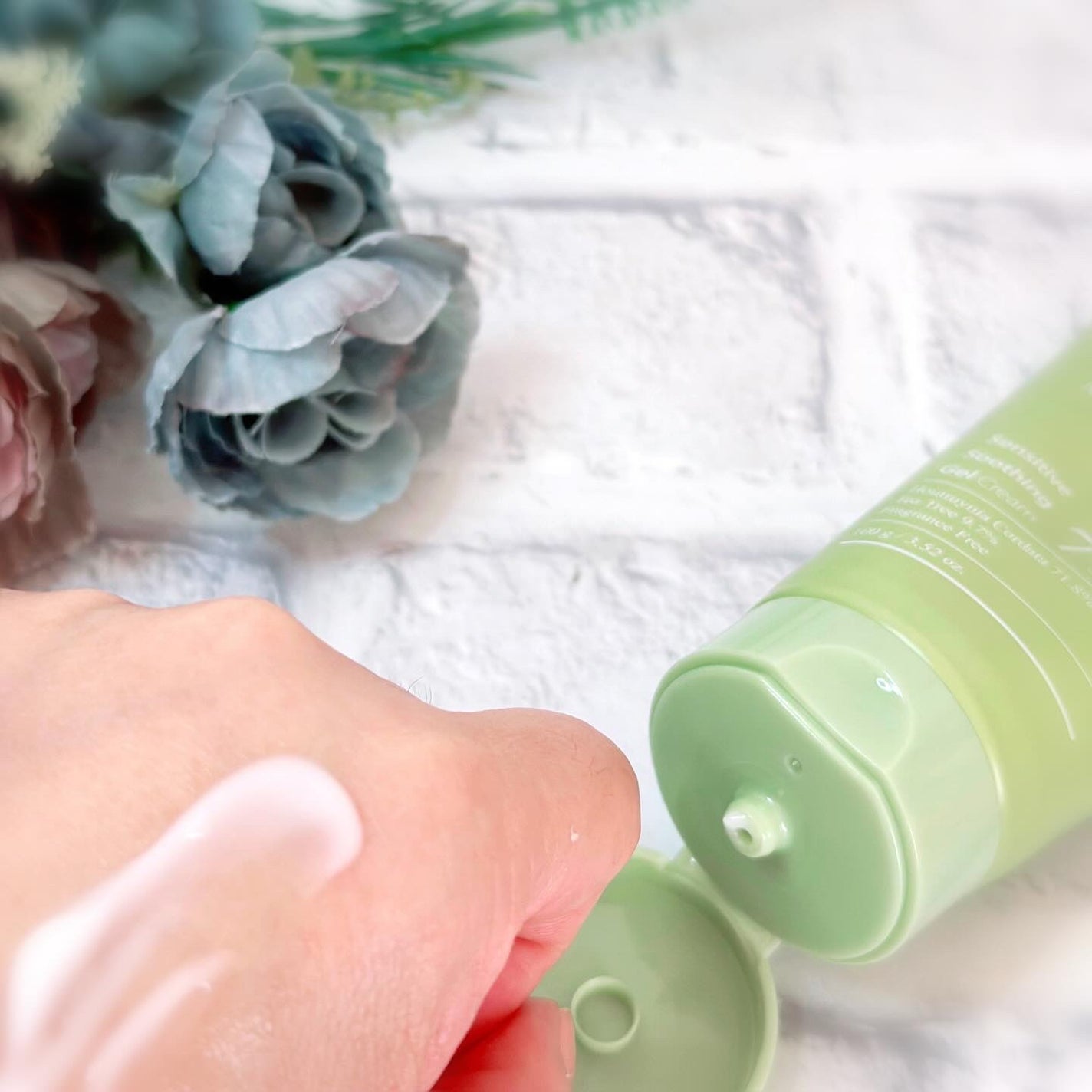 Sensitive Soothing Gel Cream/MARY&MAY/フェイスクリームを使ったクチコミ(2枚目)