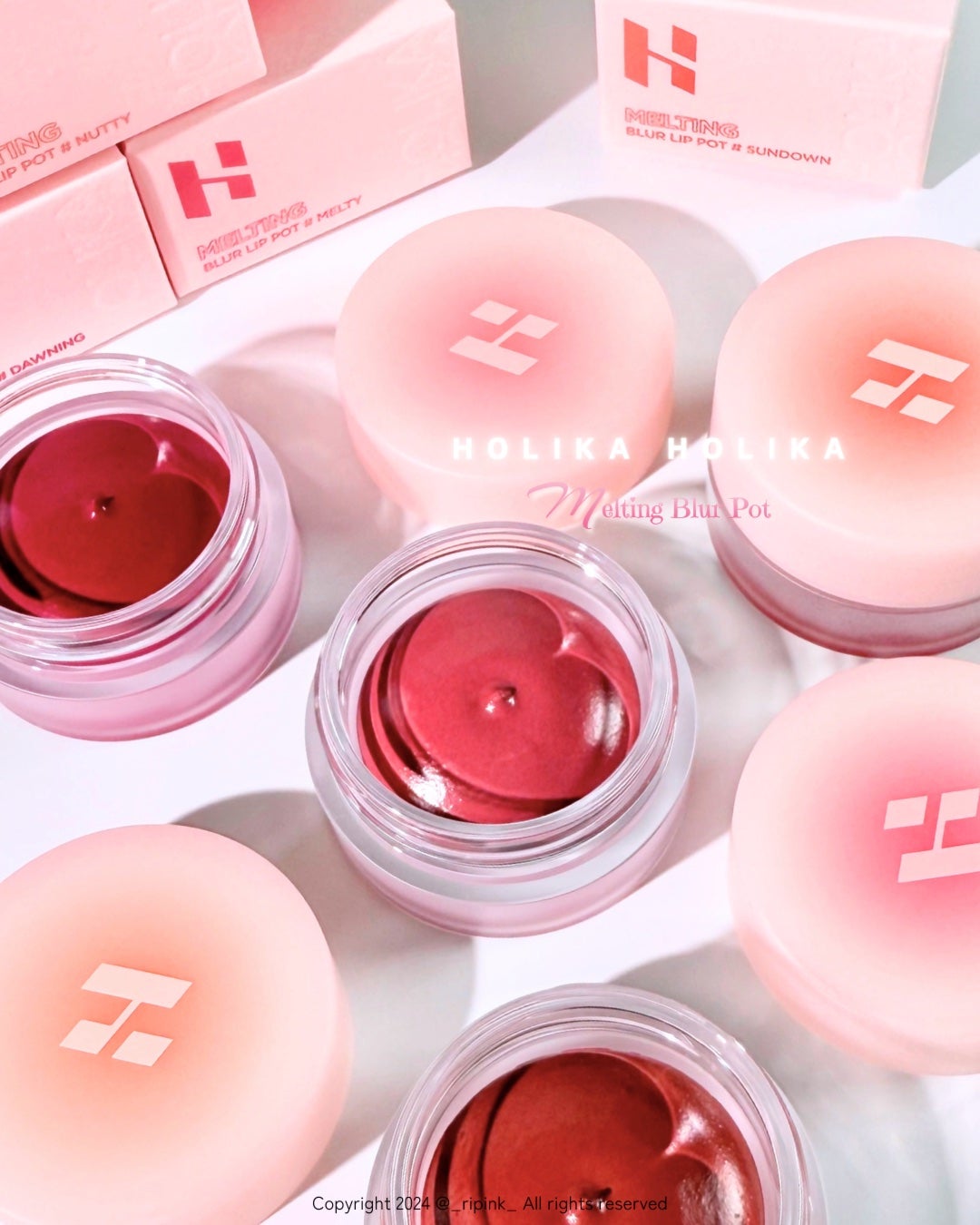 メルティングブラーリップポット/HOLIKA HOLIKA/口紅を使ったクチコミ(2枚目)