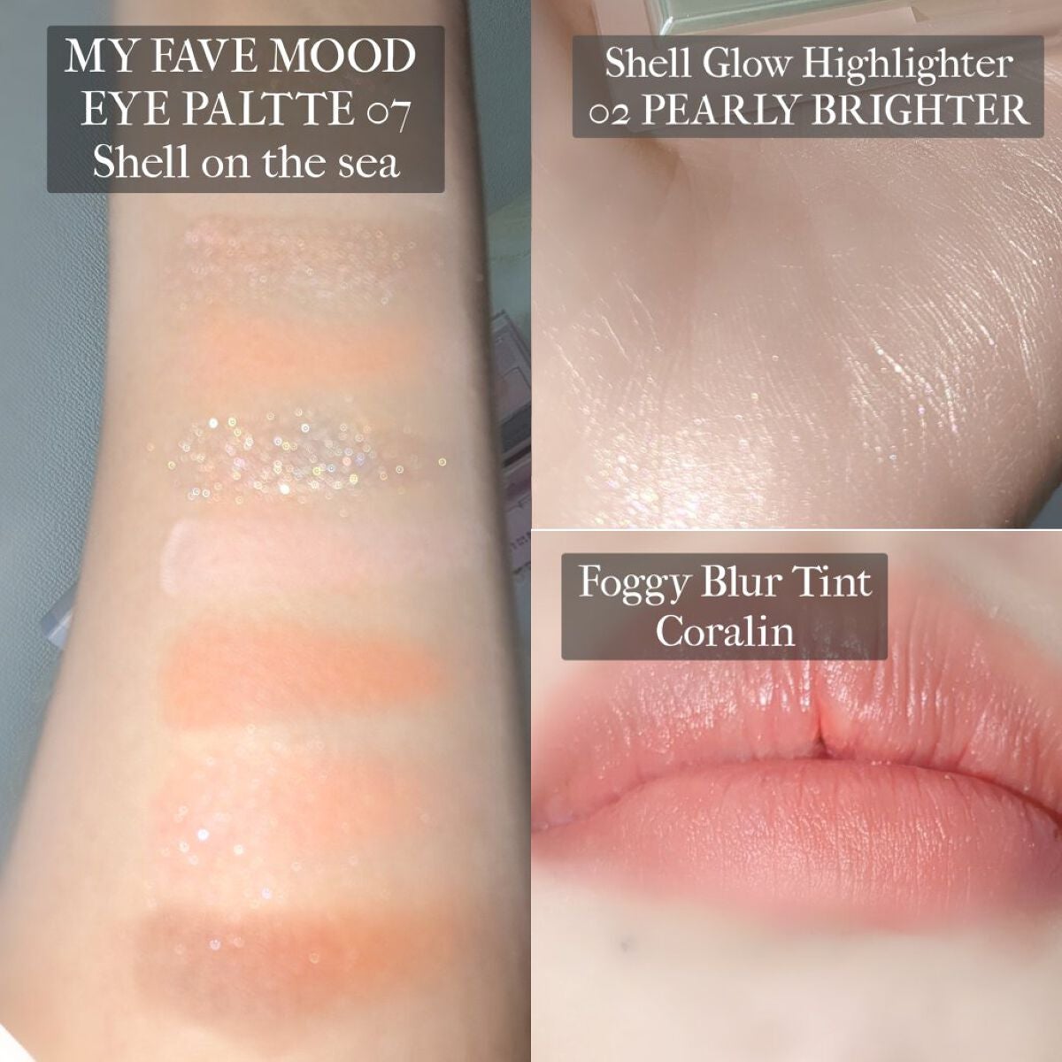 マイフェイブムードアイパレット 9カラー/HOLIKA HOLIKA/アイシャドウパレットを使ったクチコミ(7枚目)