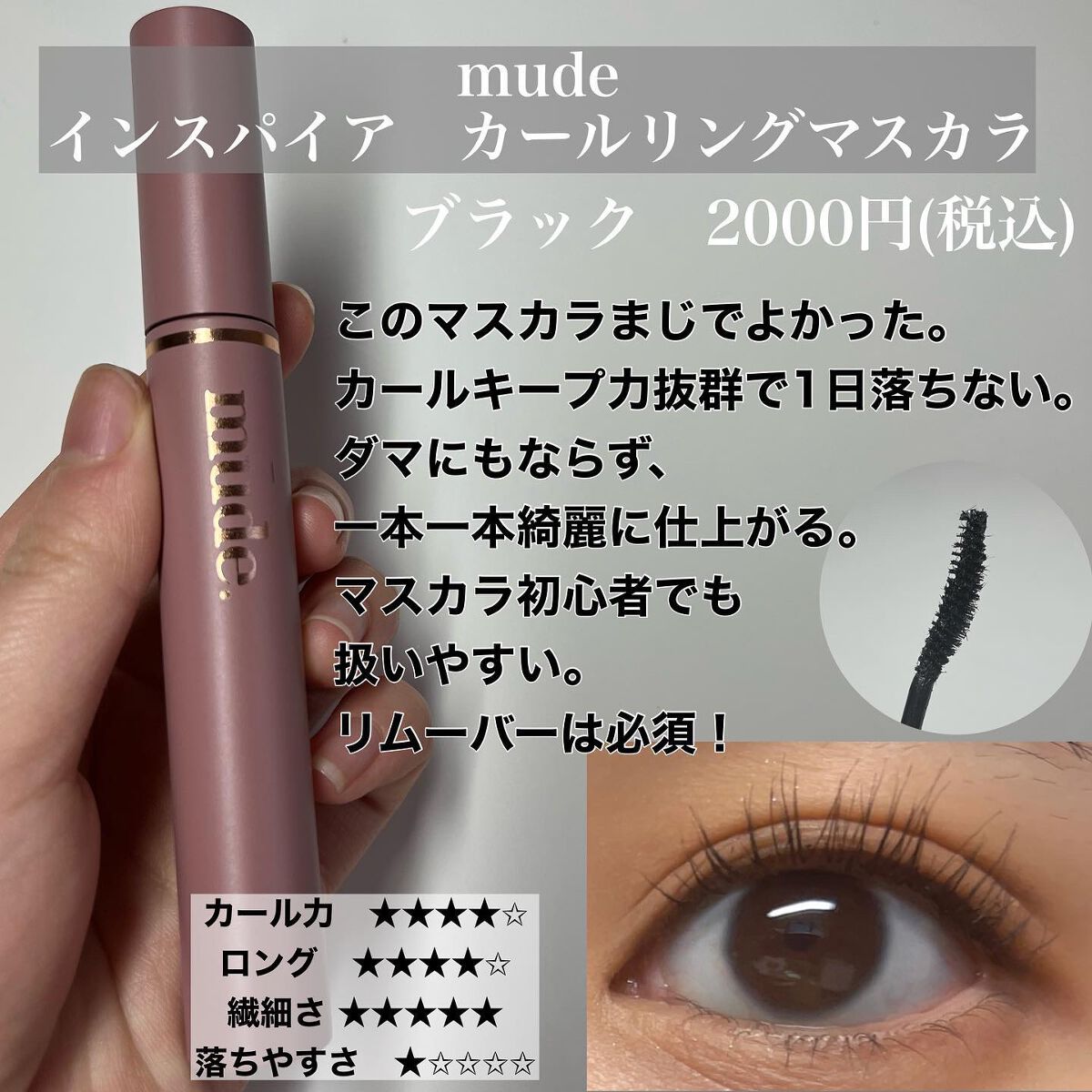 べになな on LIPS 「私が今まで使ってよかったマスカラ5選!✼••┈┈┈┈••✼••..」(4枚目)