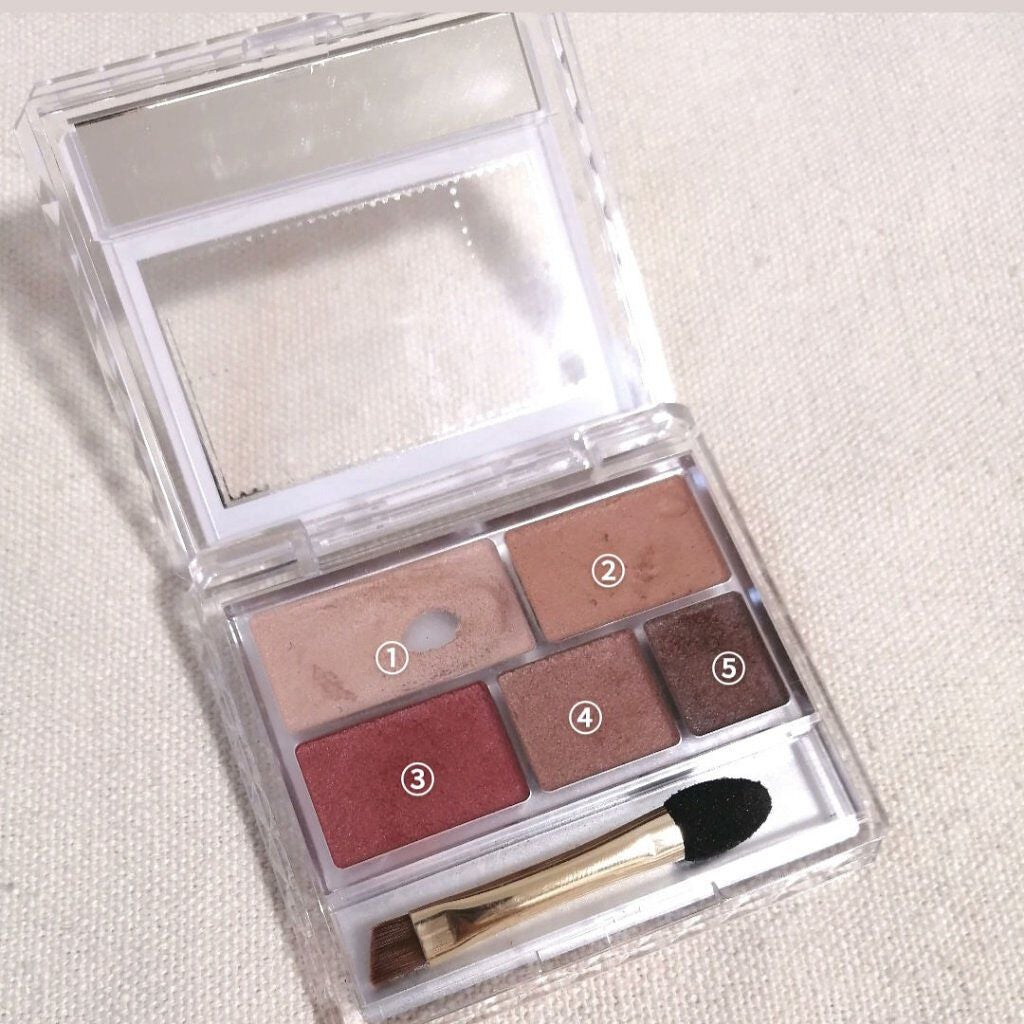 パーフェクトマルチアイズ/キャンメイク/アイシャドウパレットを使ったクチコミ(3枚目)