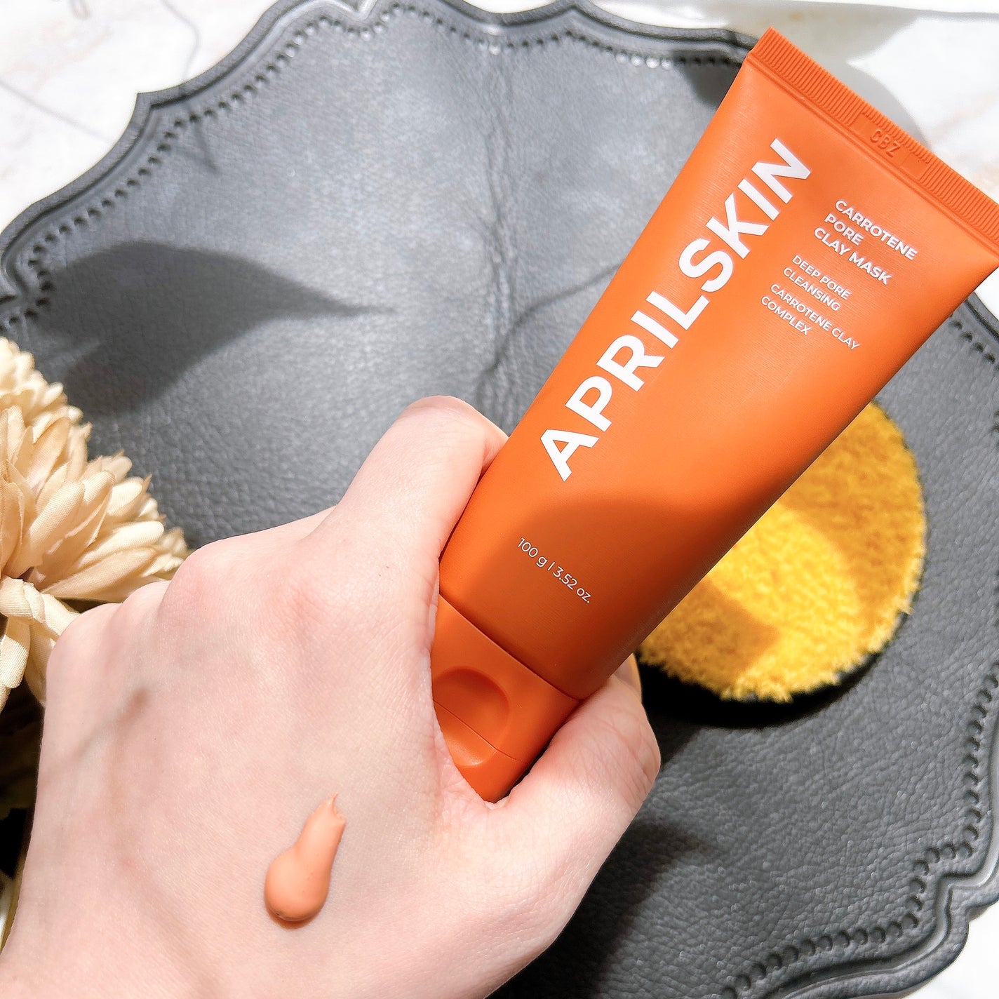 カロテン毛穴レスクレイパック/APRILSKIN/洗い流すパック・マスクを使ったクチコミ(2枚目)