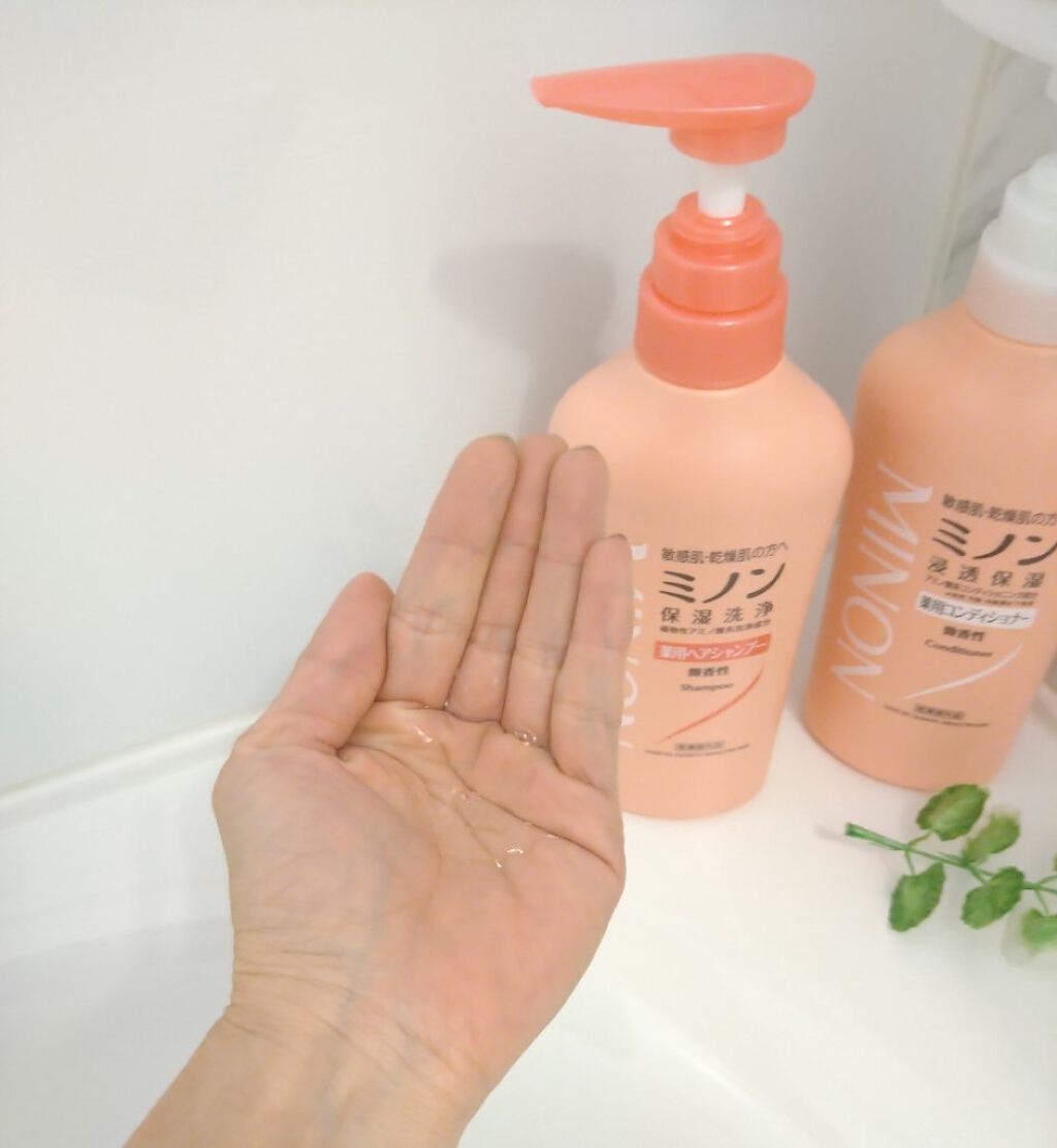 ミノン薬用ヘアシャンプー／薬用コンディショナー/ミノン/市販シャンプーを使ったクチコミ（2枚目）