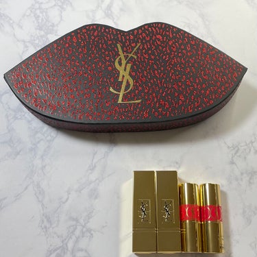 YVES SAINT LAURENT BEAUTE ノエル ミニ リップボックスセットのクチコミ「
⭐️ノエル ミニ リップボックスセット
・ルージュ ピュールクチュール
No.1/No.52.....」（1枚目）