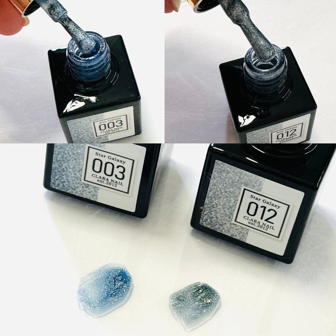 Clara Gel カラージェル star galaxy/Clara/ジェルネイルを使ったクチコミ(4枚目)