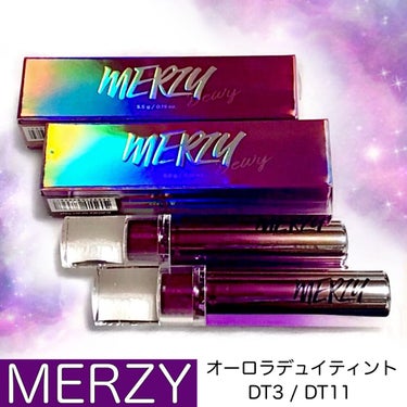 MERZY オーロラ デュイ ティントのクチコミ「


MERZY 

オーロラデュイティント DT3＆DT11 🔖 .·

1,334円(メガ.....」（1枚目）