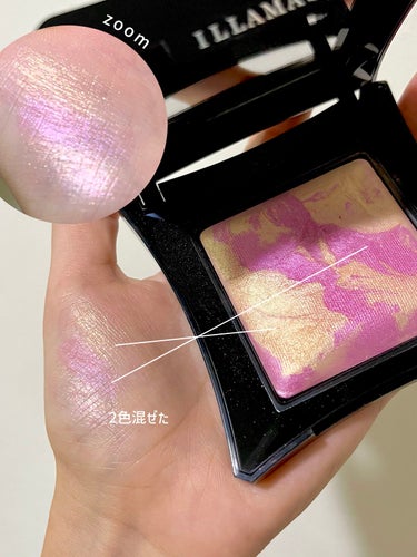 Illamasqua beyond powderのクチコミ「ハイライトの入れ方🤍
 ハイライトに使用したコスメ 🫧ILLAMASQUA/beyond po.....」（2枚目）