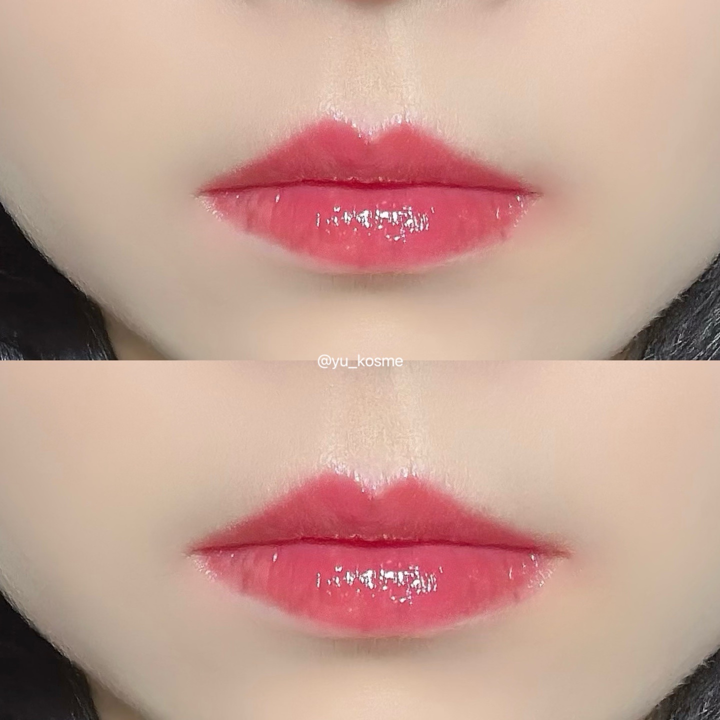 ジューシーラスティングティント/rom&nd/リップティントを使ったクチコミ（3枚目）