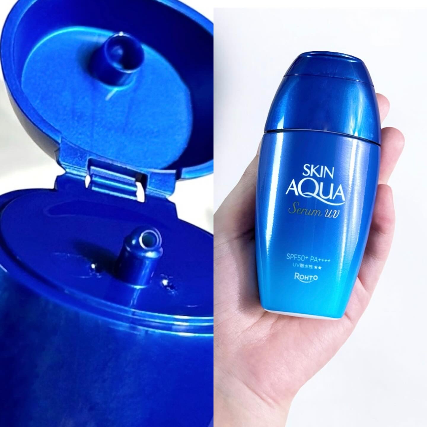 スキンアクア ヒアルロンセラムUV/スキンアクア/日焼け止めローションを使ったクチコミ（2枚目）