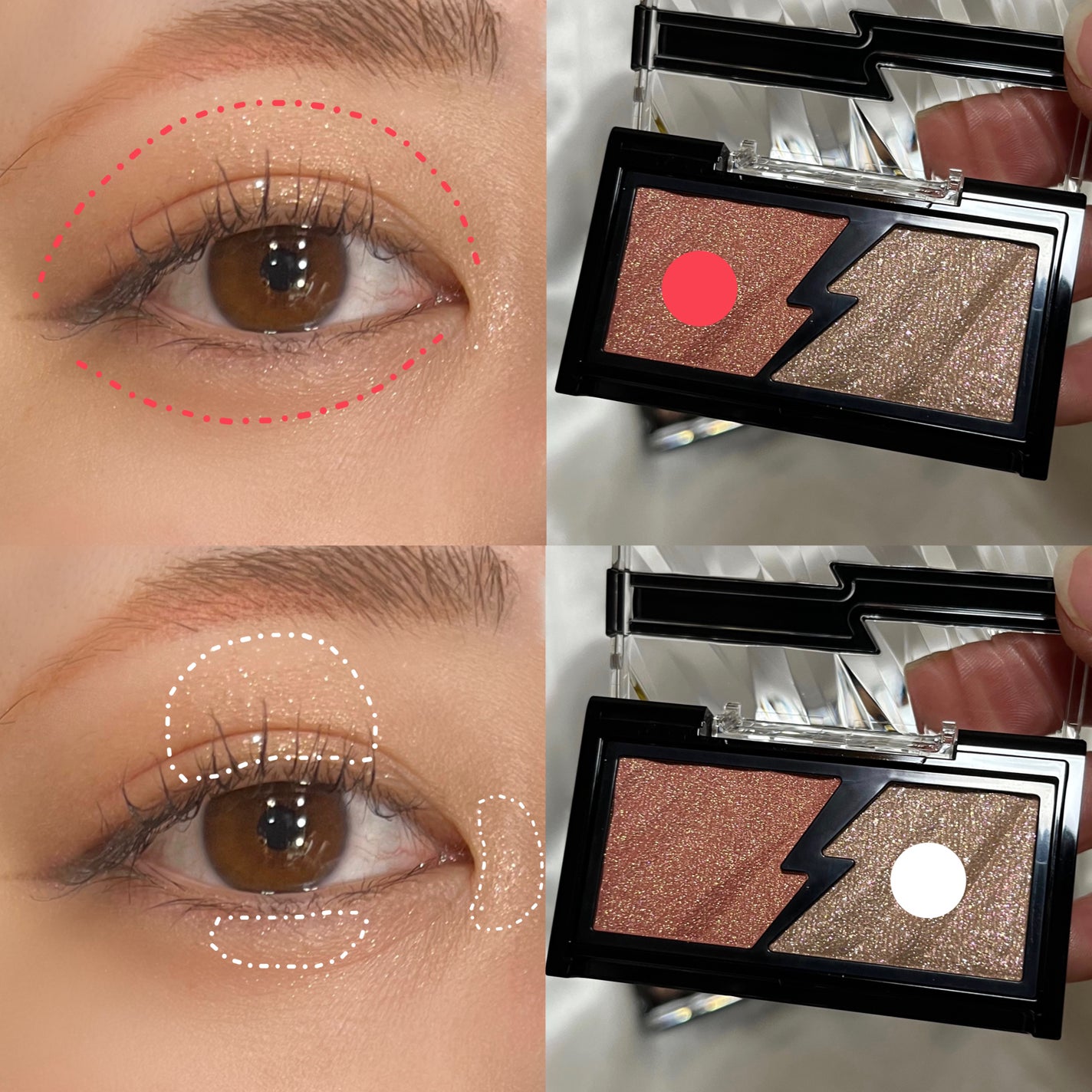 エレクトリックショックアイズ /KATE/アイシャドウパレットを使ったクチコミ(5枚目)