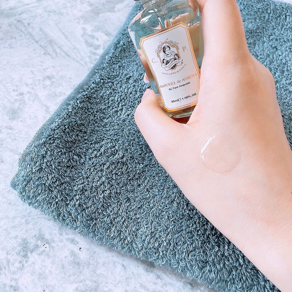 CHALLANS de PARIS アンプル ド オーロラのクチコミ「
CHALLANSde PARIS
アンプルド オーロラ35ml


肌の赤みやダメーシ.....」（3枚目）