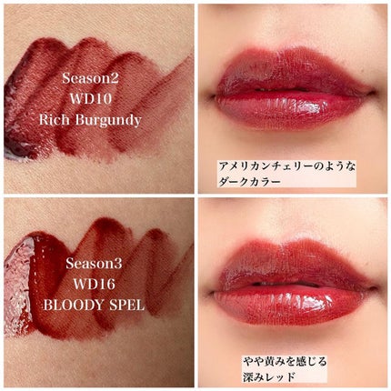 ザ ウォータリーデューティント/MERZY/リップティントを使ったクチコミ(4枚目)