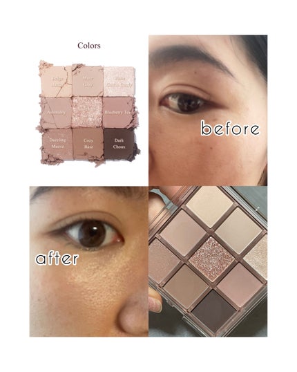 KEYBO FALL IN LOVE SHADOW PALETTE/keybo/アイシャドウパレットを使ったクチコミ(4枚目)