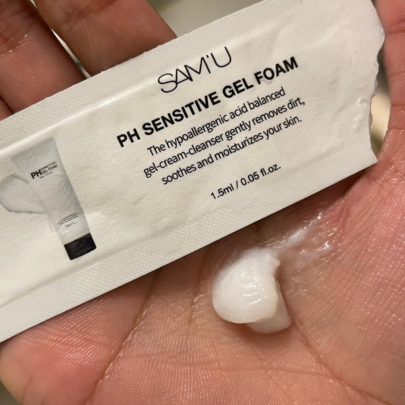 PHセンシティブジェルフォーム/SAM'U/その他洗顔料を使ったクチコミ(1枚目)