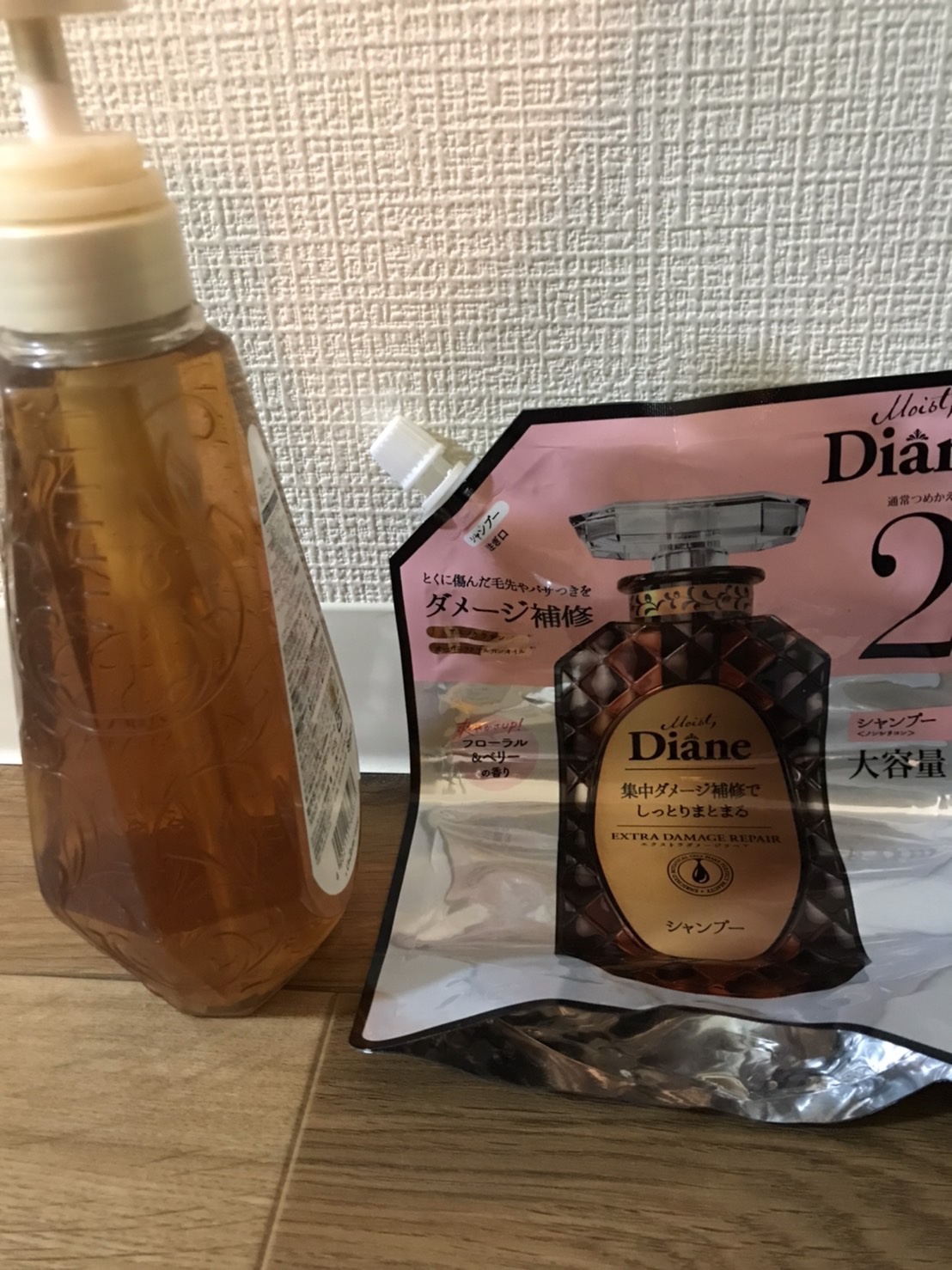 パーフェクトビューティ モイストダイアン エクストラダメージリペア シャンプー/トリートメント/ダイアン/市販シャンプーを使ったクチコミ（3枚目）