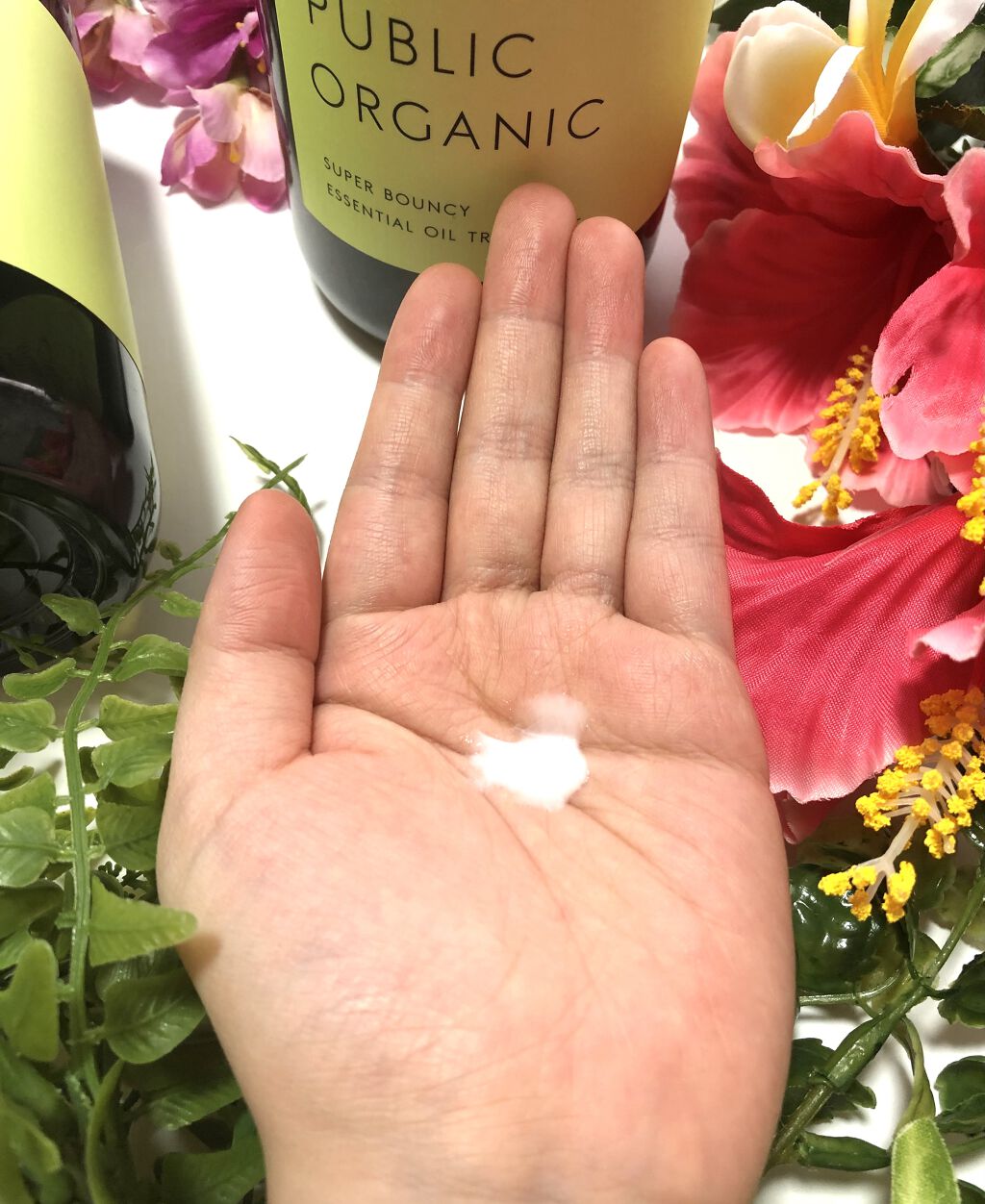 スーパーバウンシー DM シャンプー／DM ヘア トリートメント トリートメント本体 480ml/THE PUBLIC ORGANIC/市販シャンプーを使ったクチコミ（3枚目）