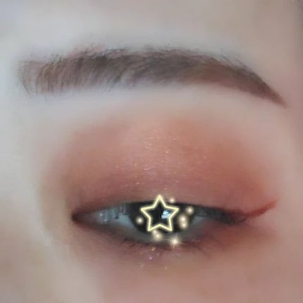 UR GLAM GEL EYELINER/U R GLAM/ジェルアイライナーを使ったクチコミ(5枚目)