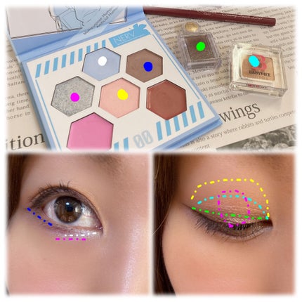 シャドーカスタマイズ/MAJOLICA MAJORCA/単色アイシャドウを使ったクチコミ(9枚目)