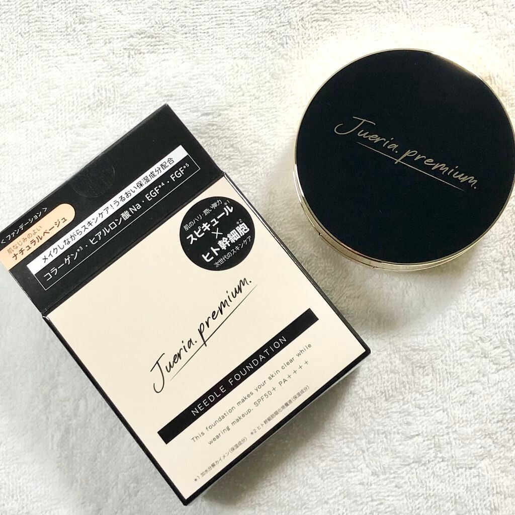 プレミアムニードルファンデーション/ジュエリアプレミアム/クッションファンデーションを使ったクチコミ(1枚目)