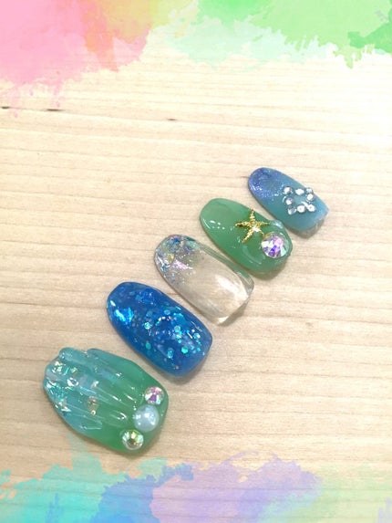 ジェルアングカラー/GelAng by RICOANG/ジェルネイルを使ったクチコミ(1枚目)