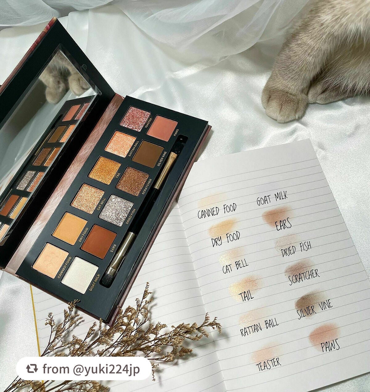 エクスプローラ12色 動物アイシャドウパレット/PERFECT DIARY/アイシャドウパレットを使ったクチコミ(2枚目)