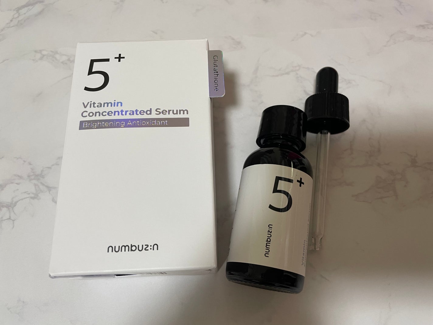 5番 白玉グルタチオンC美容液/numbuzin/美容液を使ったクチコミ(1枚目)