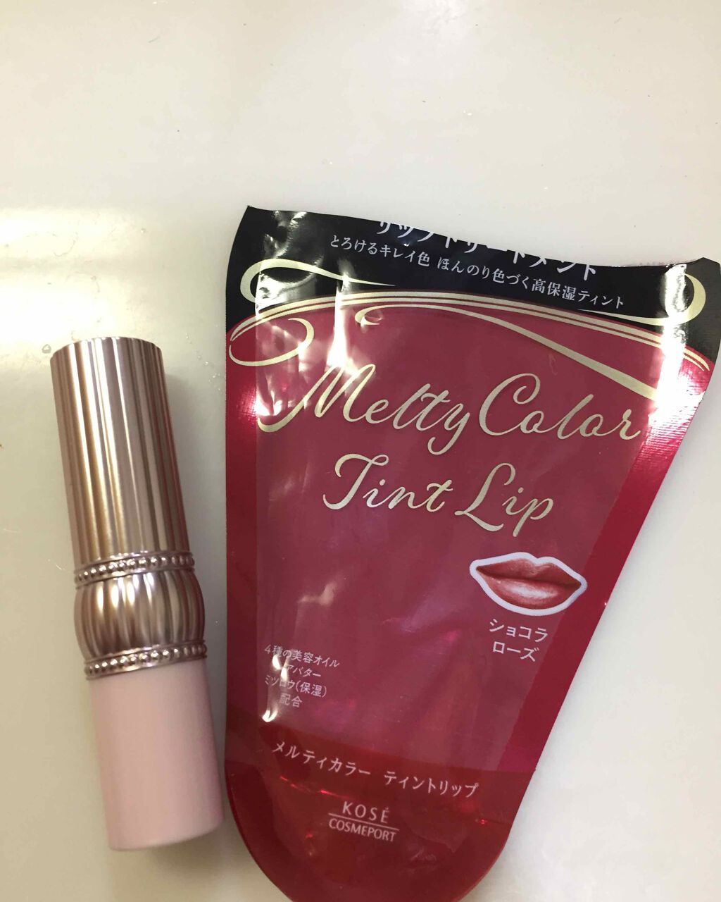 メルティカラー ティントリップ/フォーチュン/リップティントを使ったクチコミ（2枚目）