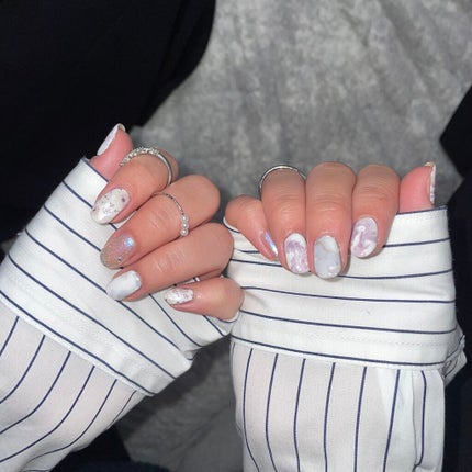 gene TOKYO ネイル モーヴグレー/DAISO/マニキュアの画像