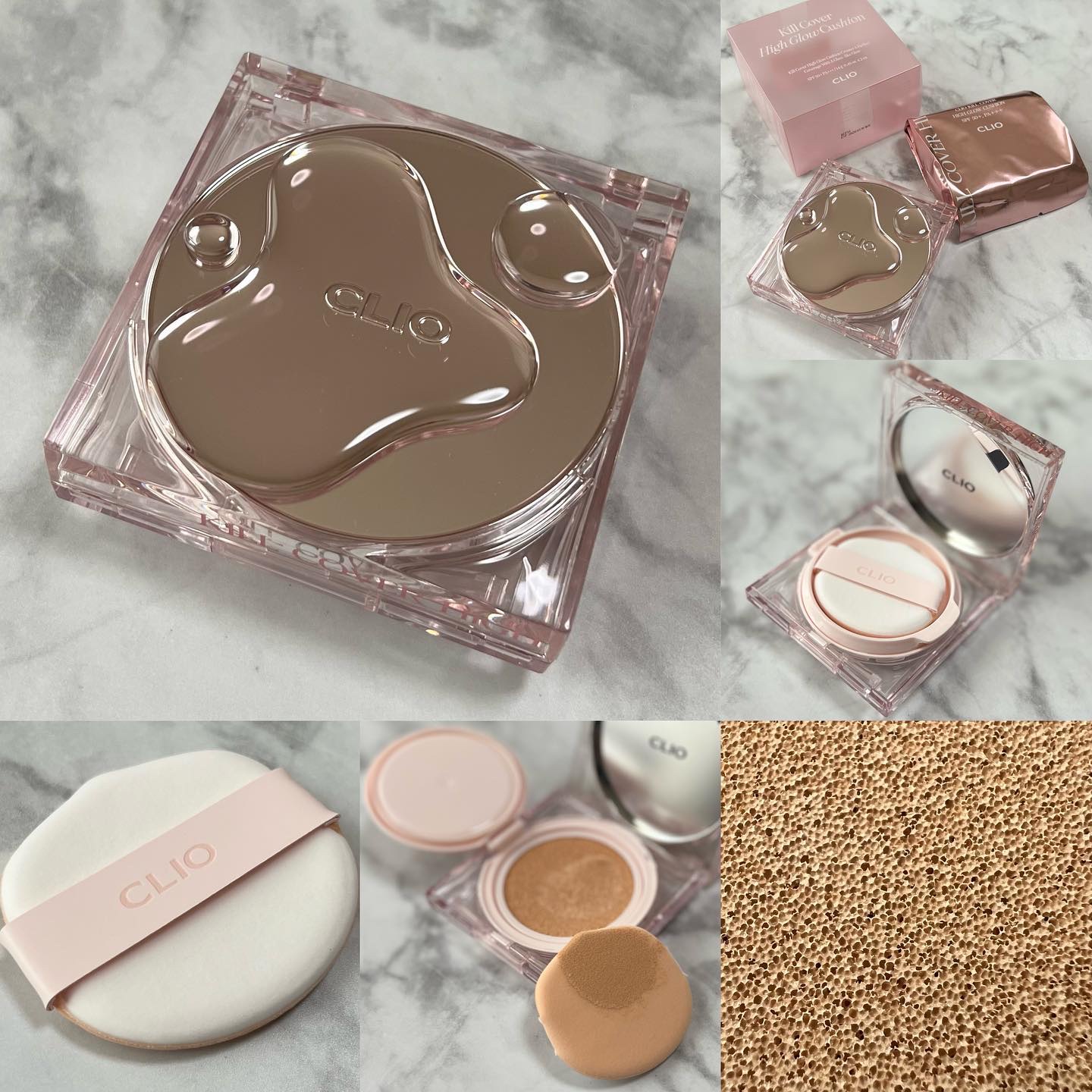 キル カバー ハイ グロウ クッション/CLIO/クッションファンデーションを使ったクチコミ（2枚目）