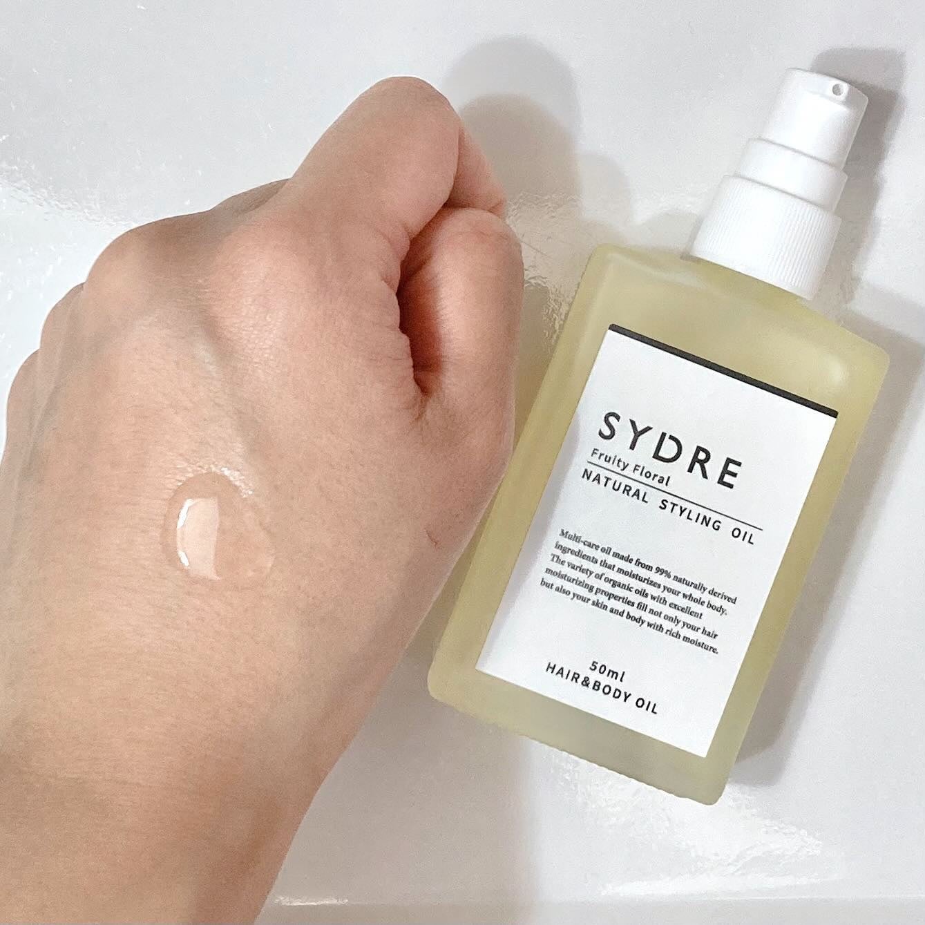 SYDRE(シドレ)ナチュラルスタイリングオイル/SYDRE/ヘアオイルを使ったクチコミ(2枚目)