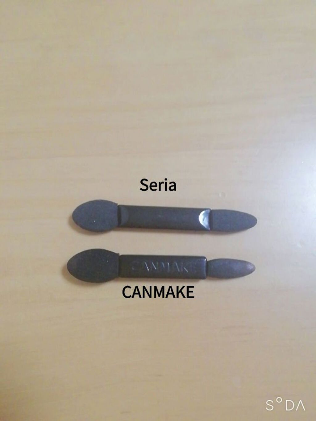 アイシャドウWチップ/セリア/メイクブラシを使ったクチコミ（3枚目）