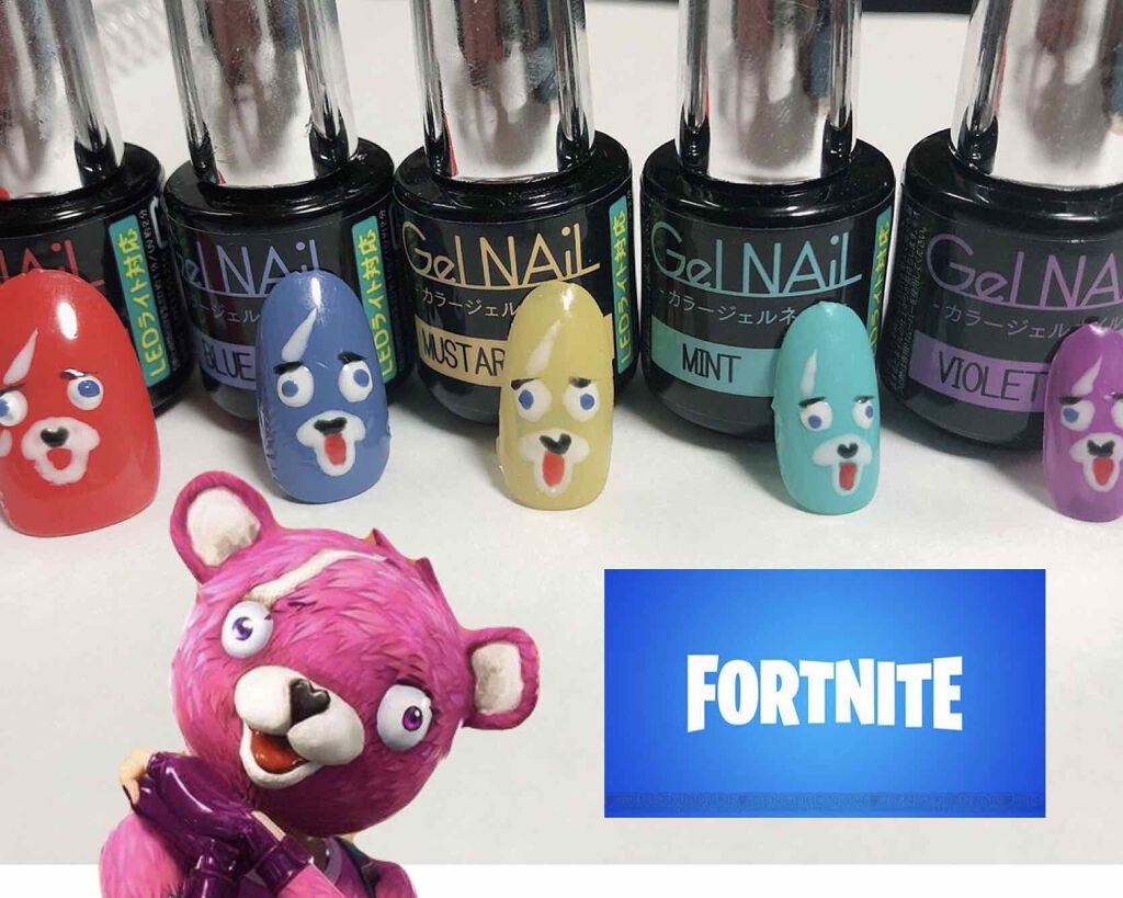 ジェルネイル(ライト対応)/セリア/ジェルネイルを使ったクチコミ(1枚目)