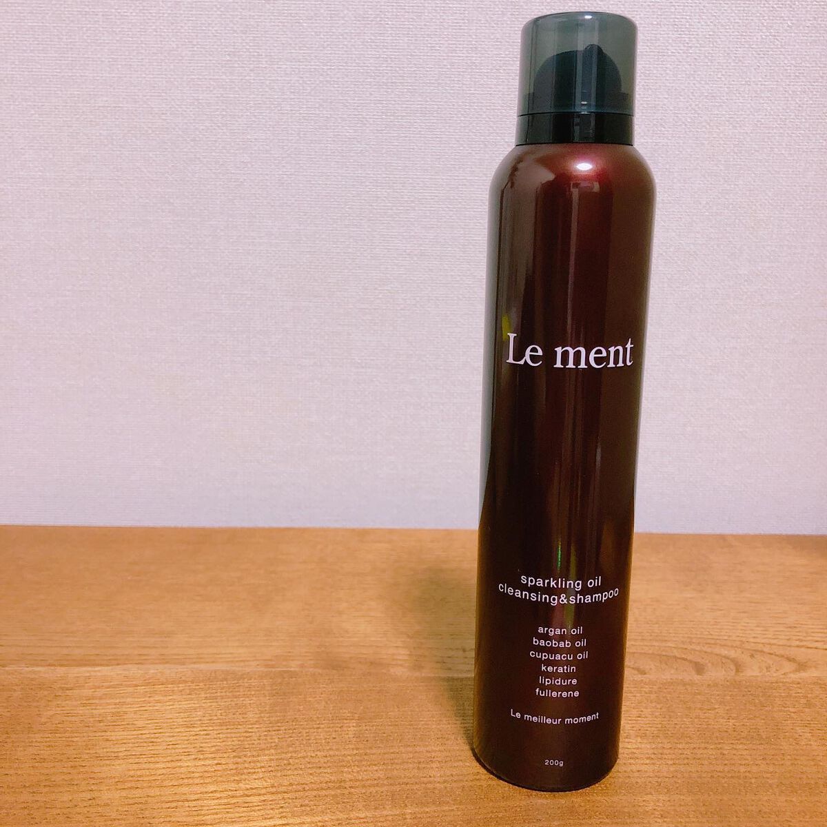 スパークリングオイル クレンジング＆シャンプー ブラック /Le ment/市販シャンプーを使ったクチコミ（3枚目）
