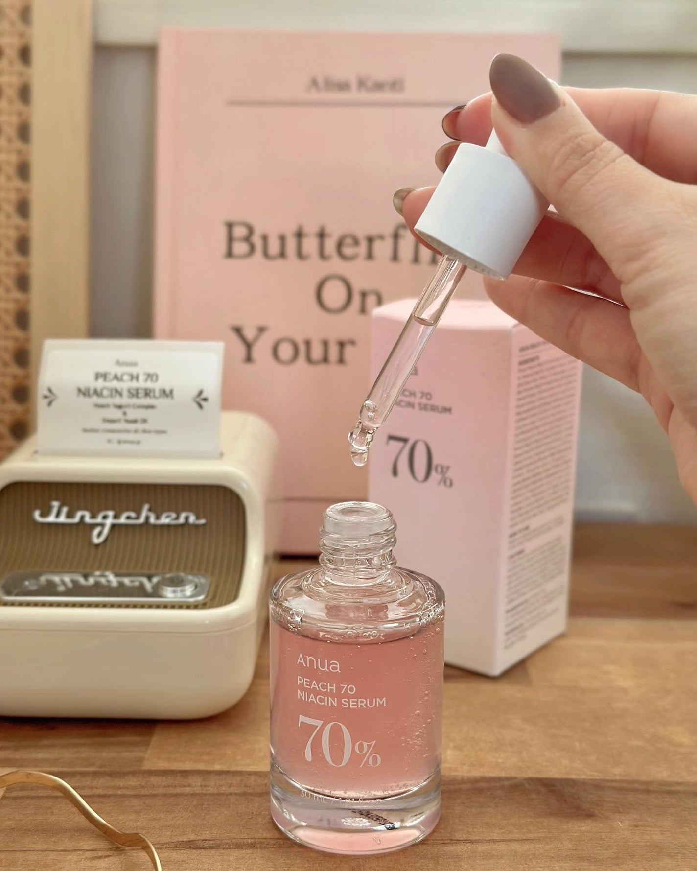 桃70%ナイアシンセラム/Anua/美容液を使ったクチコミ(4枚目)